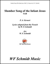 Slumber Song of the Infant Jesus SAB choral sheet music cover